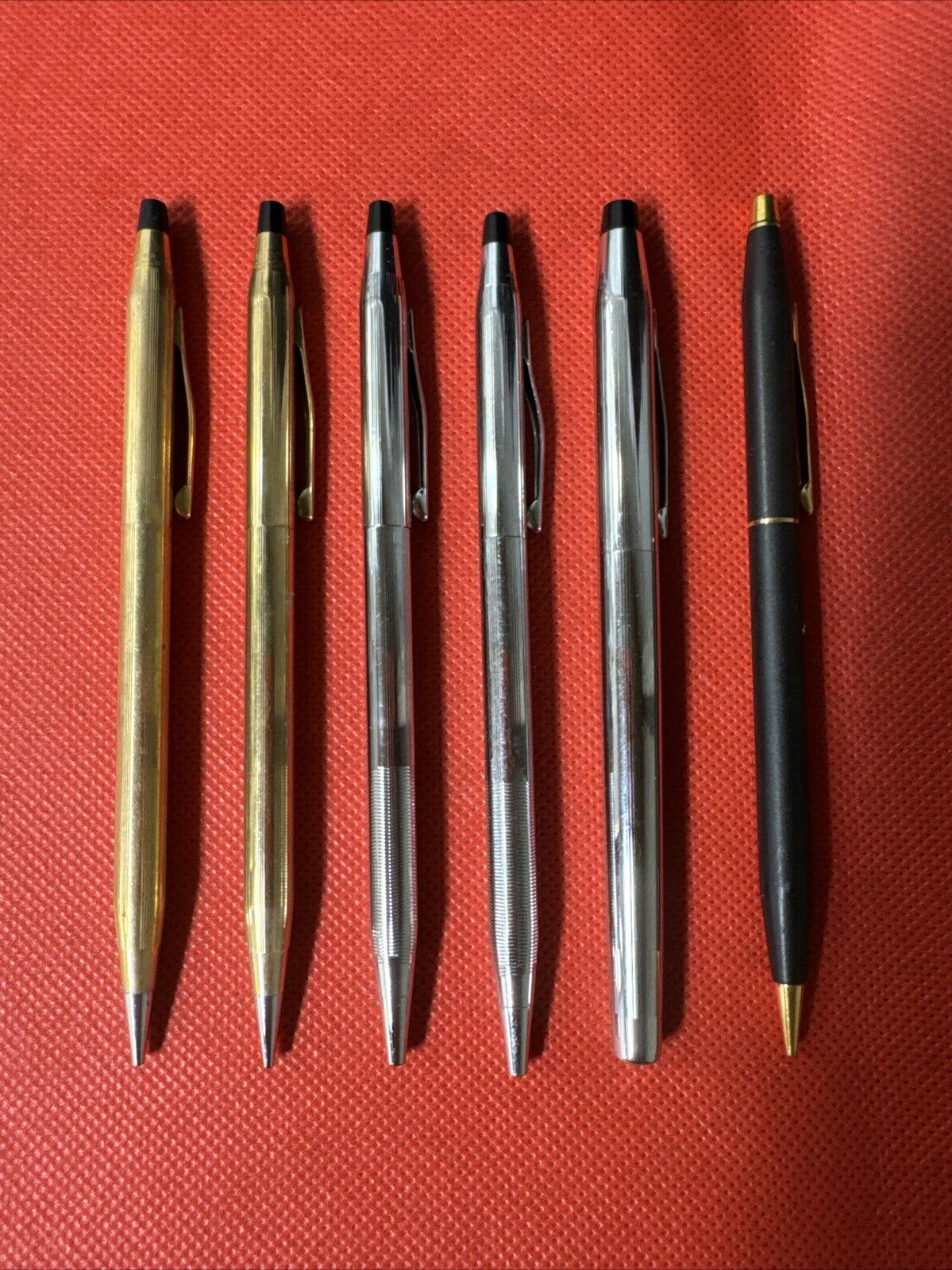 Vintage Cross Pens & Mechanical Pencils/ Lot Of 6