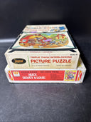 Vintage Walt Disney Puzzles/ Lot Of 2 *5