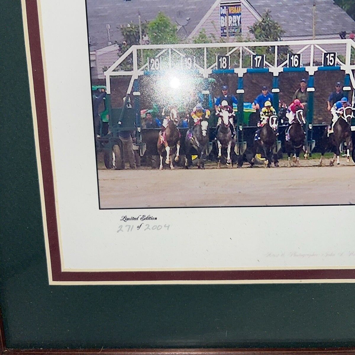 a collection of memorabilia commemorating S Jones 2004 Kentucky Derby victory