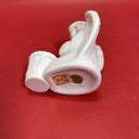 Vintage Pair of Praying Angels Candle Stick Holders Colonial Candle Japan White