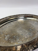 VTG Newport Gorham Silver Plated  oval 16"x11.5" Serving grape decor Tray 