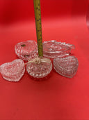 Small Vintage Crystal Glass Trinket Box Lot 5