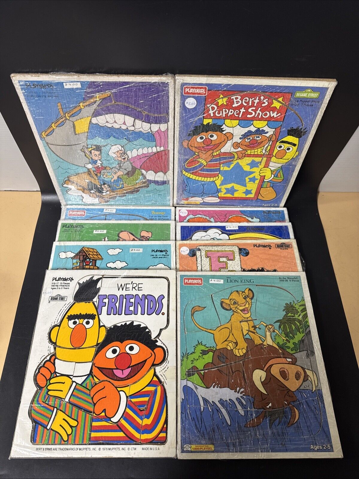 Playskool Vintage Puzzles/ Set Of 10