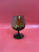 Vintage Kreiss Imports Green Wineglass