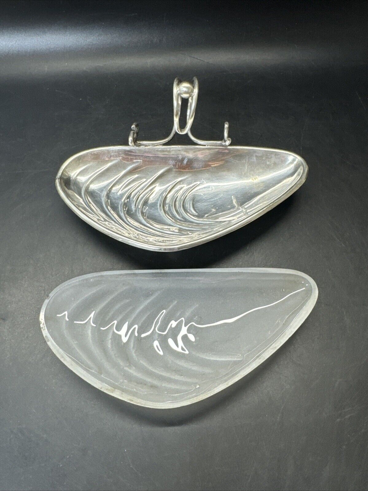 Vintage Silver Plated H&Hepns Butter Dish