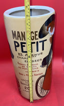 Umbrella Stand  Ceramic - French Manege Petit  Advertising