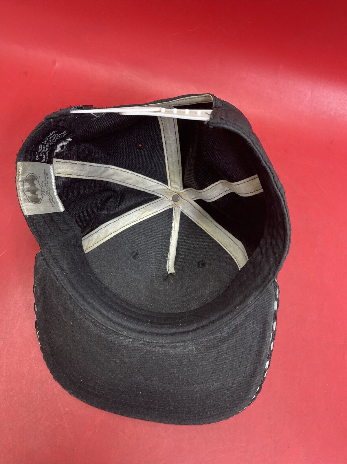 Batman Baseball Caps Lot of 3 Black with Adjustable Strap #1