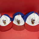 VINTAGE 1980s McDonald's USA Olympics Eagle Trucker Mesh Snapback Hat Cap Lot 3