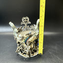 Kirks Folly Secret Of The Seven Angels Wishing Candle Holder Antique Silver-Tone