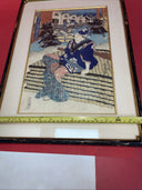 Antique Japanese Woodblock Print - Utagawa Kunisada (1786-1864) Act 10