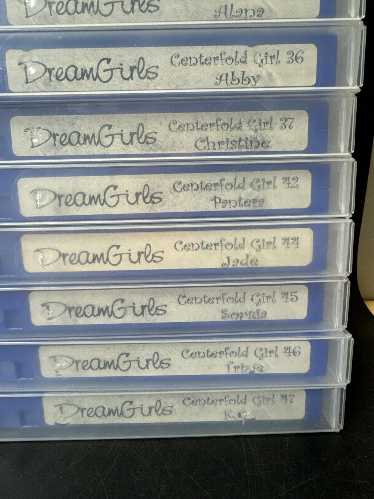 The Best Of DreamGirls Beautiful Women VHS Cassette/ Lot Of 19