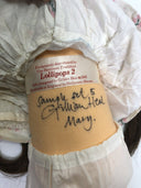 Gillian Heal Vtg MARY signed Cloth 16" Doll 1985 LE Sample Halfpenny England