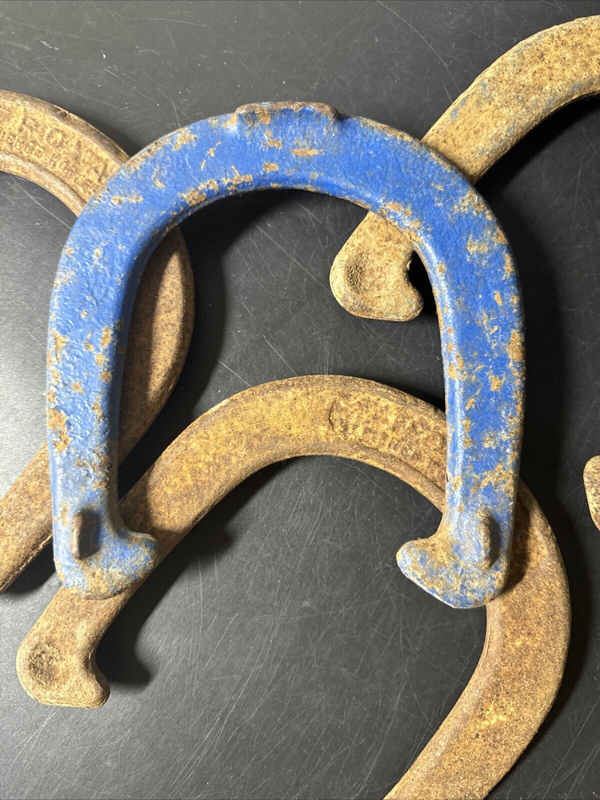 Vintage Royal Pitching Horseshoes by St. Pierre of Worcester MA (4 Pcs)