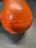 Vintage Pottery Orange Hand Painted Jug SALT & PEPPER Shakers