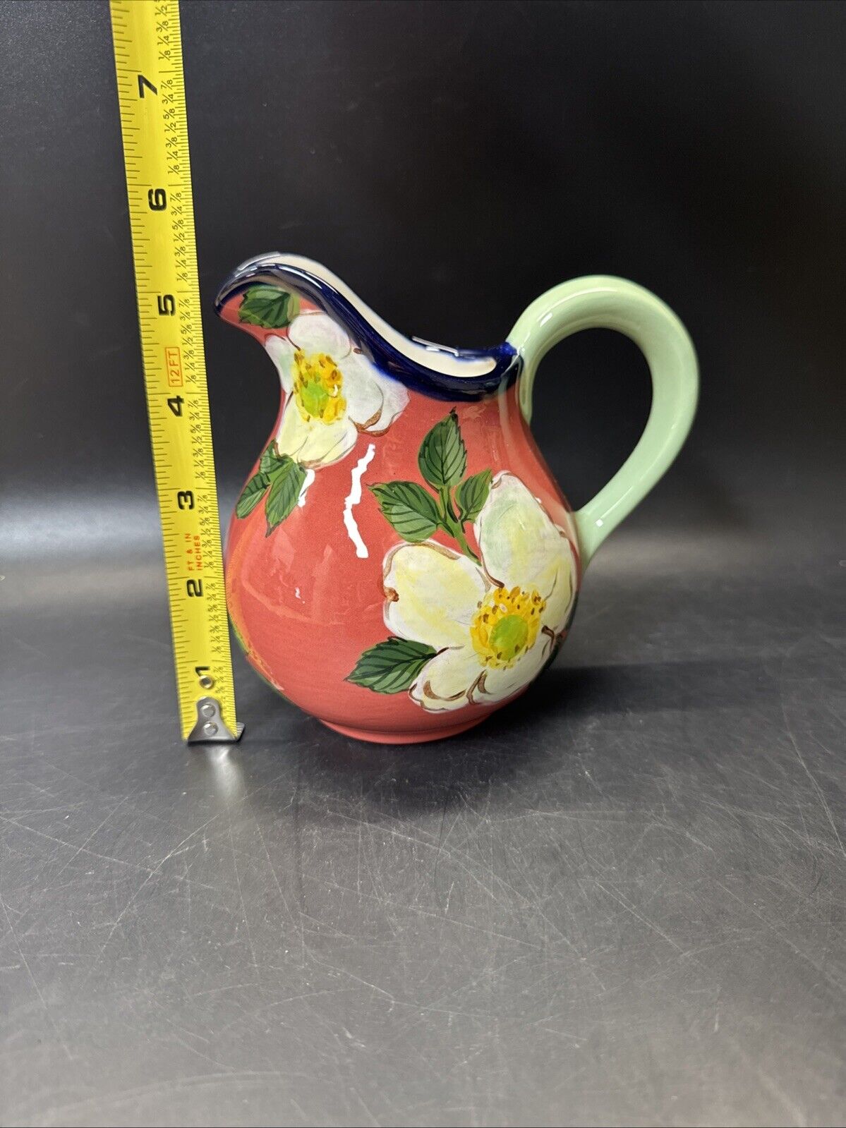 Vintage Flowers CREAMER Amethyst Hill Design