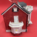 1993 Red Brick Colonial Lighted HouseLemax Dickensvale Collection Vintage 