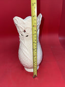 Lenox Basket Of Flowers Collection Vase Pansy 9” Ivory Porcelain