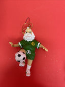 Vintage Santa Ornaments Resin Set Of 11