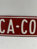 Heavy Vintage coke Coca-Cola Ave/ Advertisement Street Sign 32x6