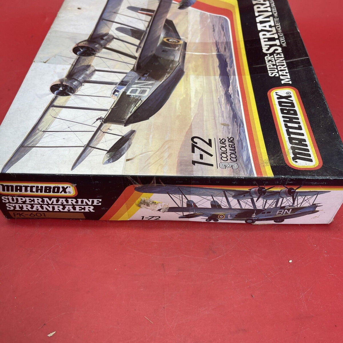 Matchbox Super Marine Stranraer Model Airplane Kit Vintage 1983