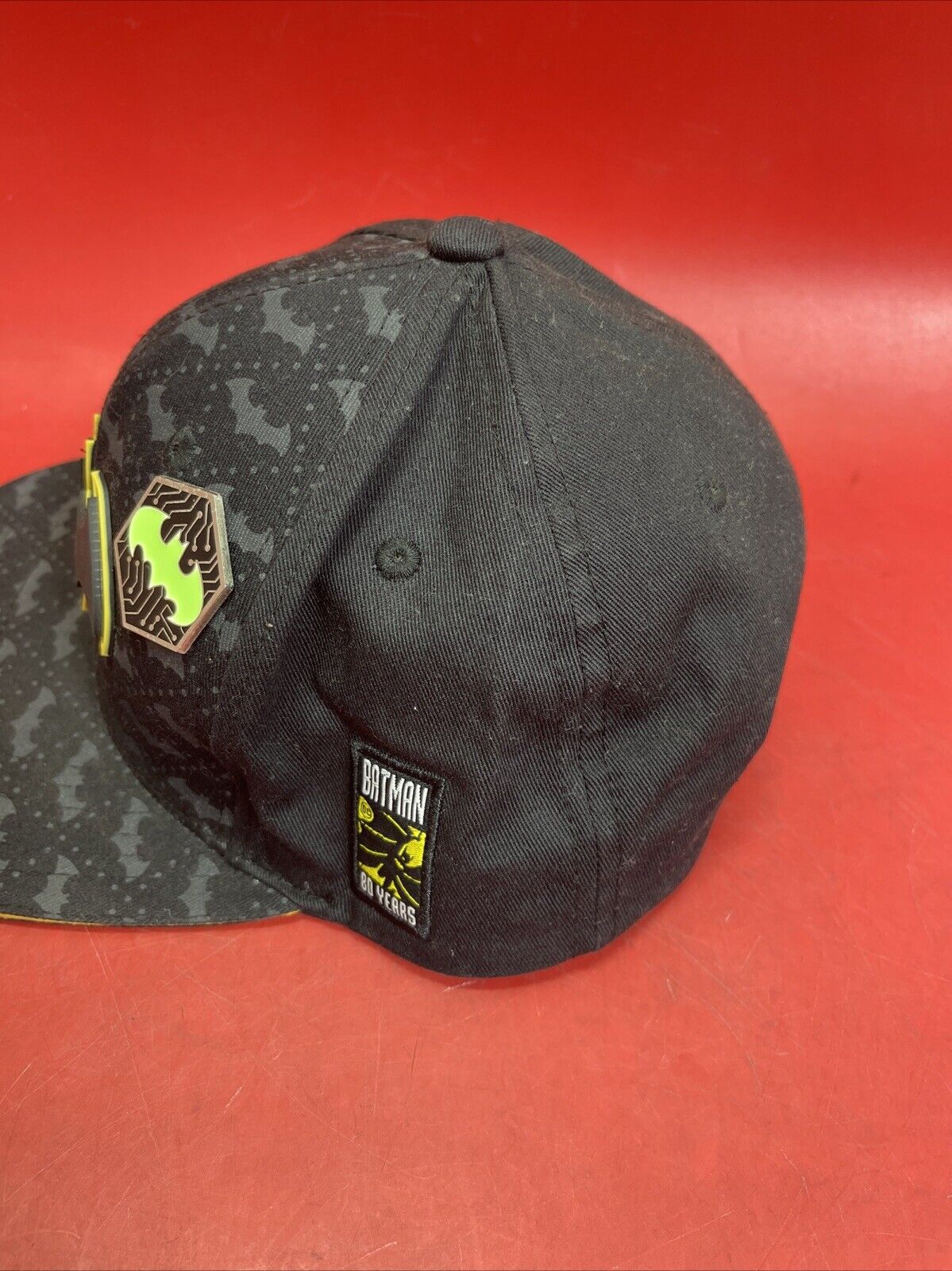Batman Baseball Caps Lot of 3 Black with Adjustable Strap #1