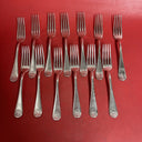 Vintage A. A. Webster & Co Pat. July-8-1888 8oz  Fork 13 pcs