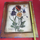 DANACO Floral Art Piece Handfinished By Florentine Artisan Italy Print 17”x14”