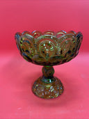 Vintage Candy Bowl with Foot 6.5" Tall