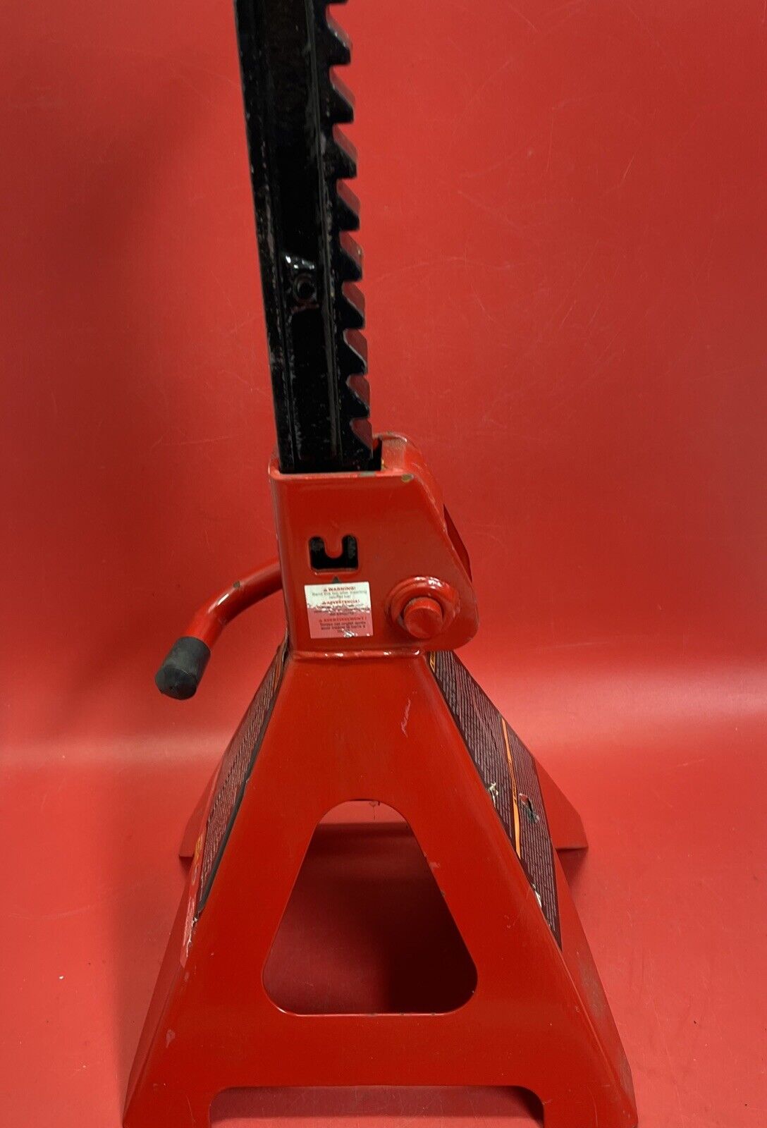 BIG RED T46202 Torin Steel Jack Stands: 6 Ton (12,000 lb) Capacity, Red, 2pc