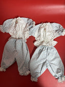 Vintage Hasbro Real Baby Dress-Up Time Outfits Lot Of 2