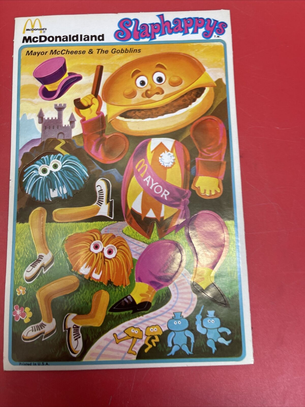 McDonalds Ronald McDonald French Fry Thatch decals stickers  Lot 4