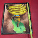 Vintage Painting Women Haiti Jungle