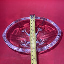 Lenox Leaded Crystal Bud Vase, 7” & Pink Candy Bowl,6 3/4”