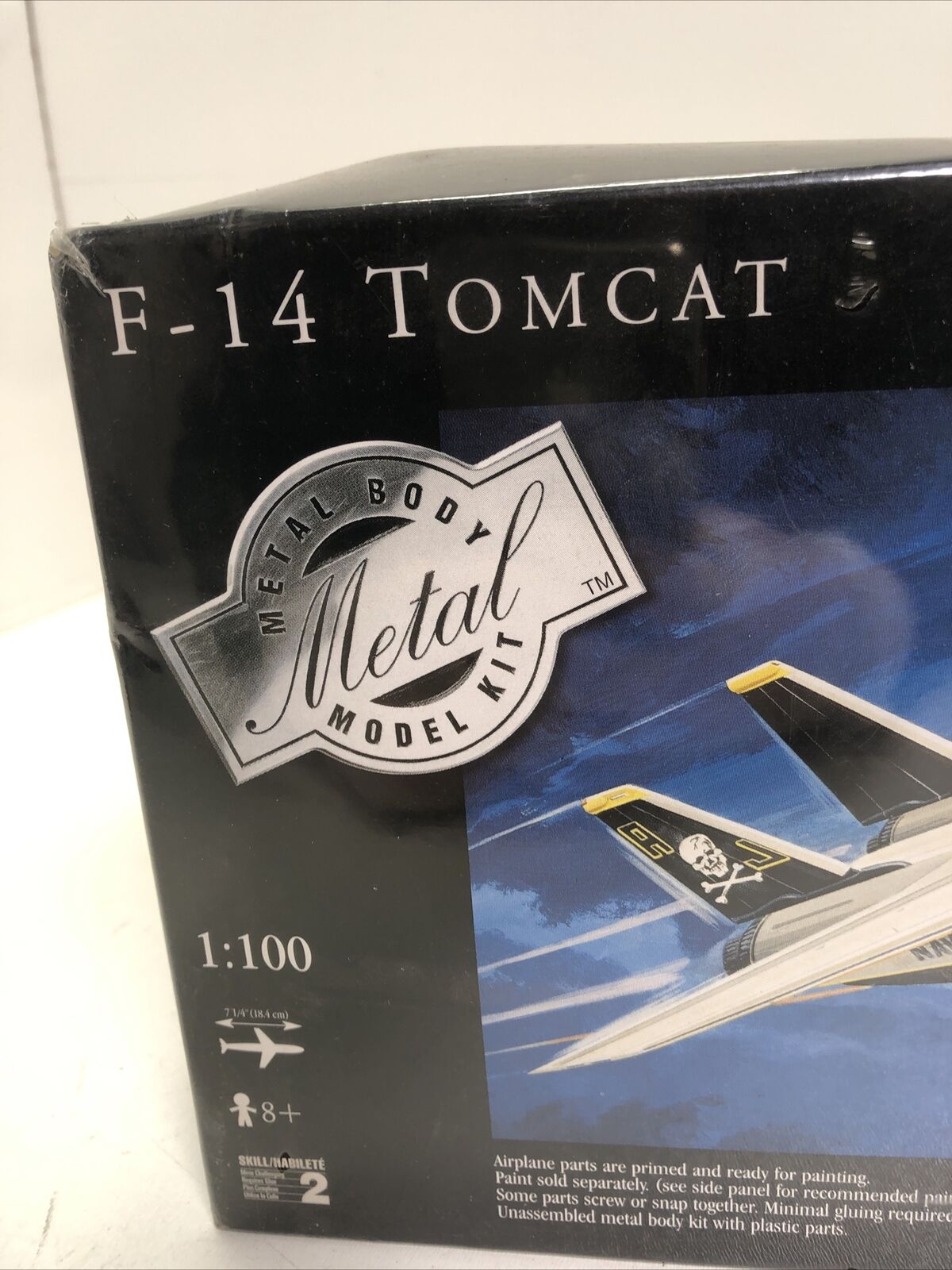 Testors F-14 Tomcat Metal Body 1:100 Model Kit  1999