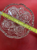 Pedestal Crystal Center Table Vase / Fruit Bowl