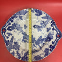 Antique Blue White Japanese Plate platter  Porcelain