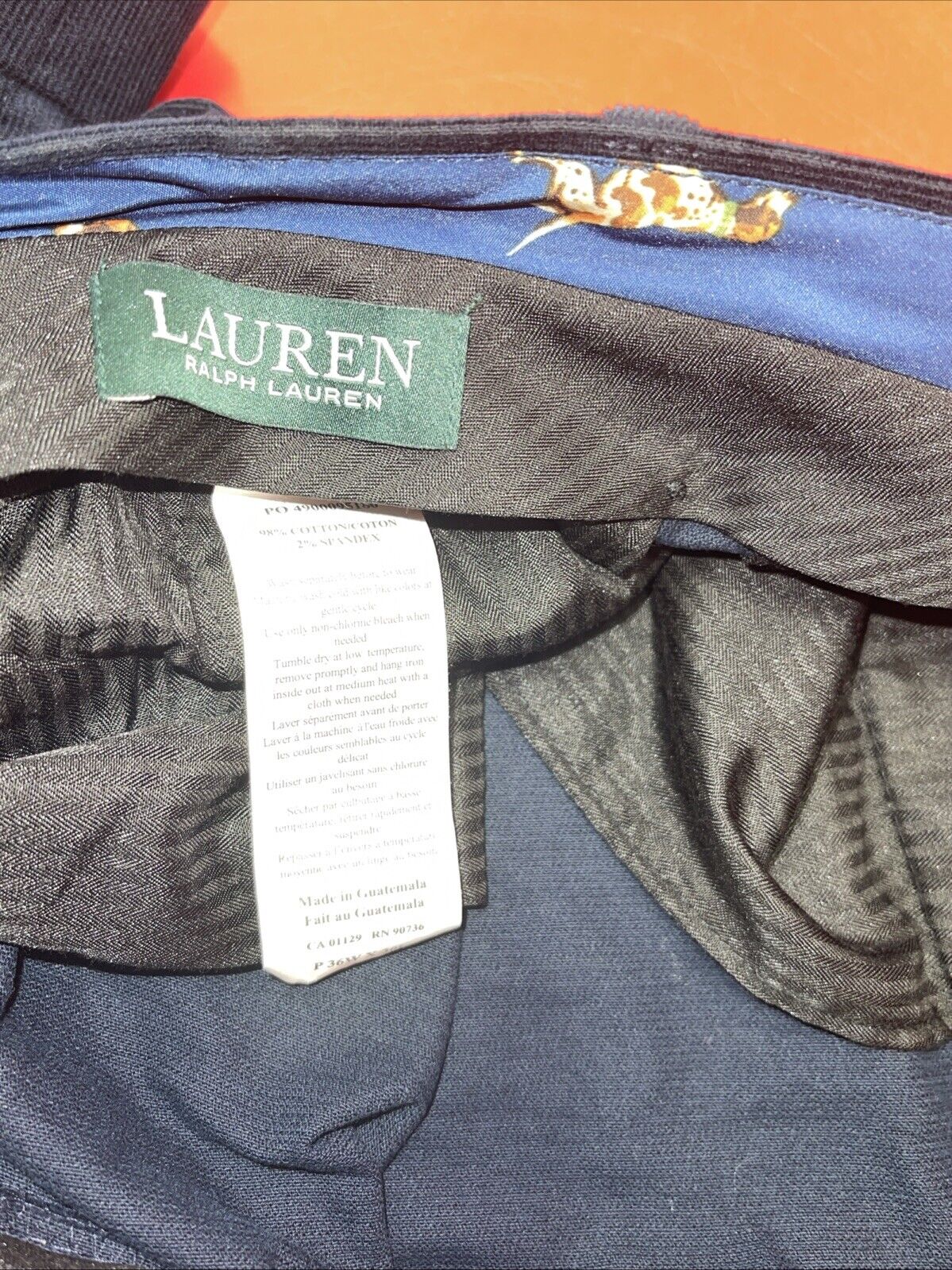 Lauren Ralph Lauren Corduroy Pants Mens 36x30 Blue