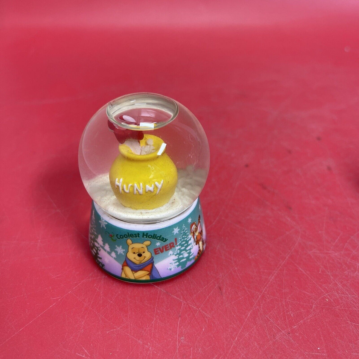 Disney Tinker Bell Winter Magic Holiday Merry Christmas Snow Globe Lot 5