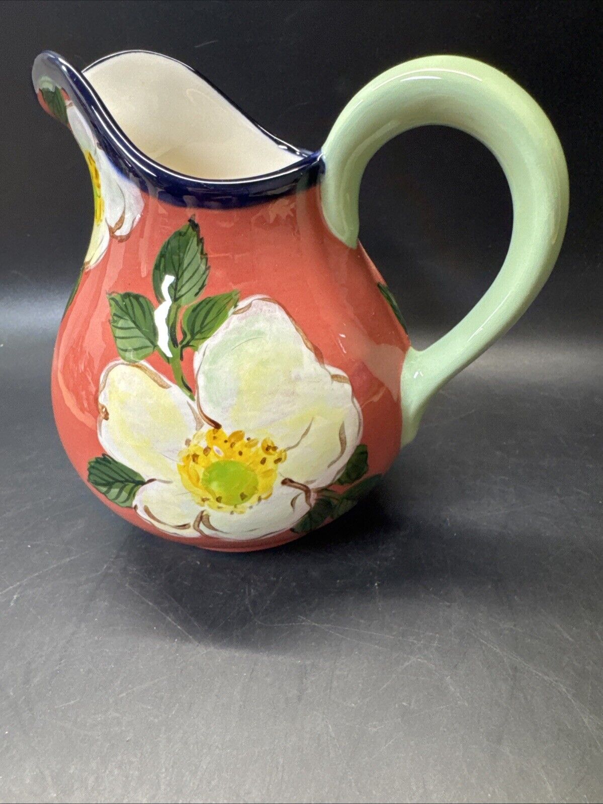 Vintage Flowers CREAMER Amethyst Hill Design