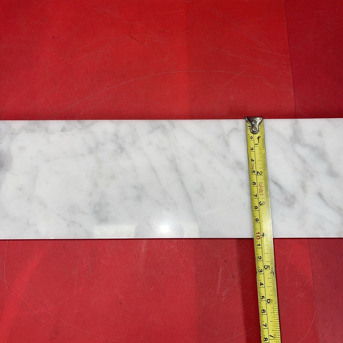 Ariel AL-CW-SIDESPLSH Ariel  Marble Vanity Side Splash - White