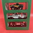 2017 Hess Mini Collection Set of 3 Vehicles Monster Emergency Helicopter 