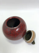 Studio Art Pottery Asian Inspired Sugar bowl