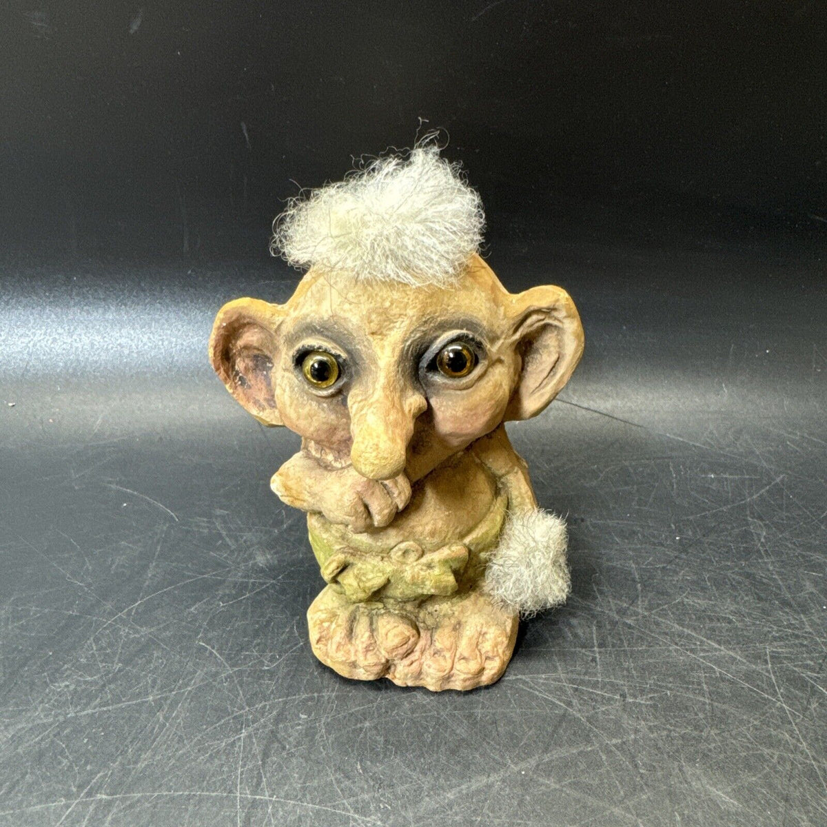 Vintage Troll "Trollbaby" Sucking Thumb 3.5" Tall Norwegian