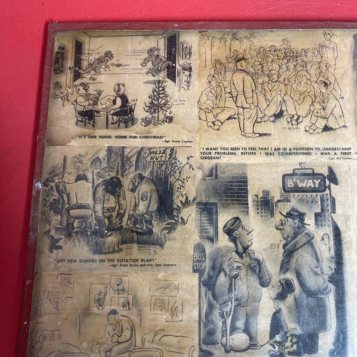 Vintage Comics cut from newspapers from the 1970s