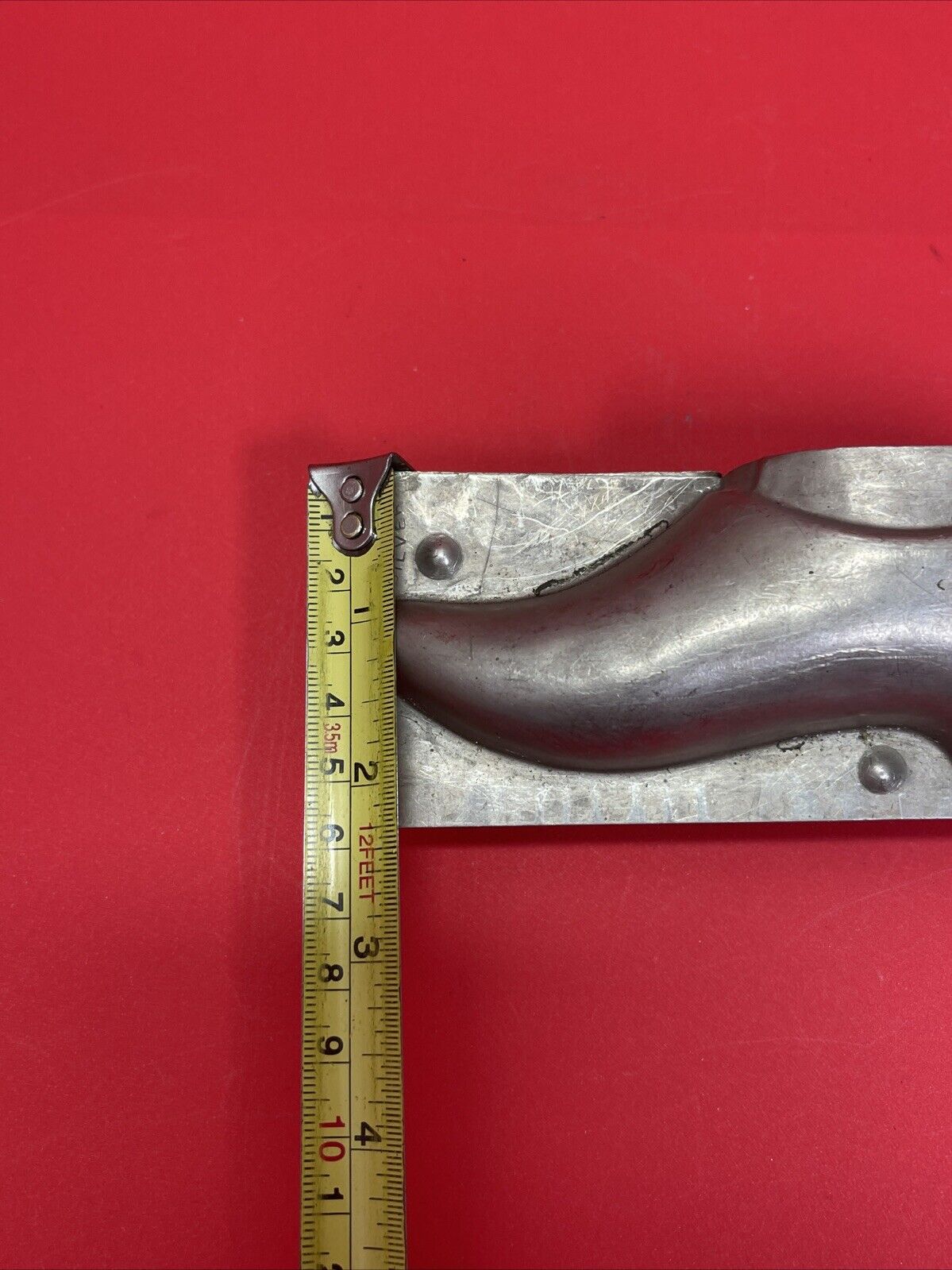 B-M Chocolate Solid Nickel Silver Dutch Shoe #27 Candy Mold Vintage