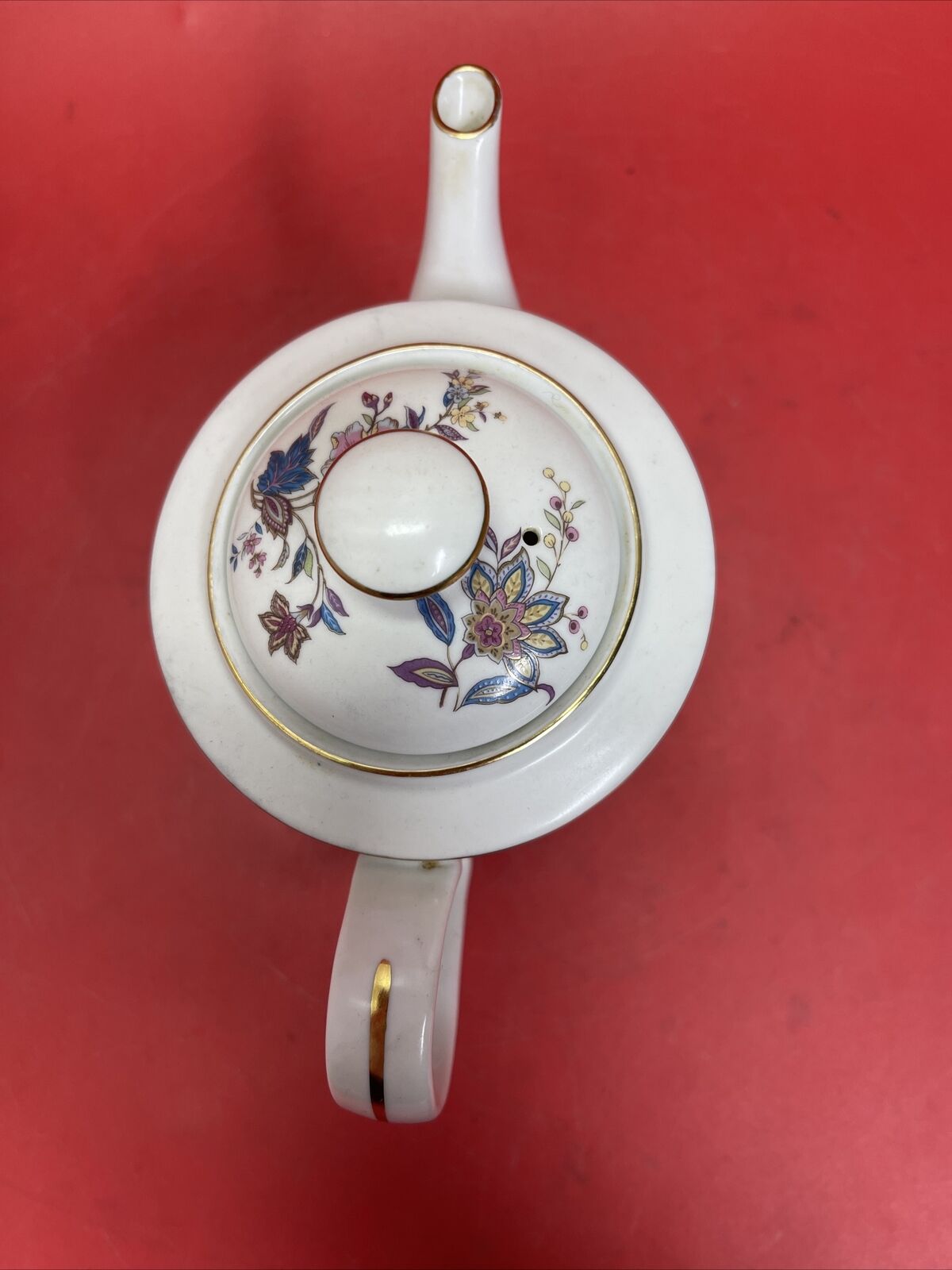 Beautiful Takahashi Japanese Porcelain Birds Floral  Teapot Tea Pot MCM