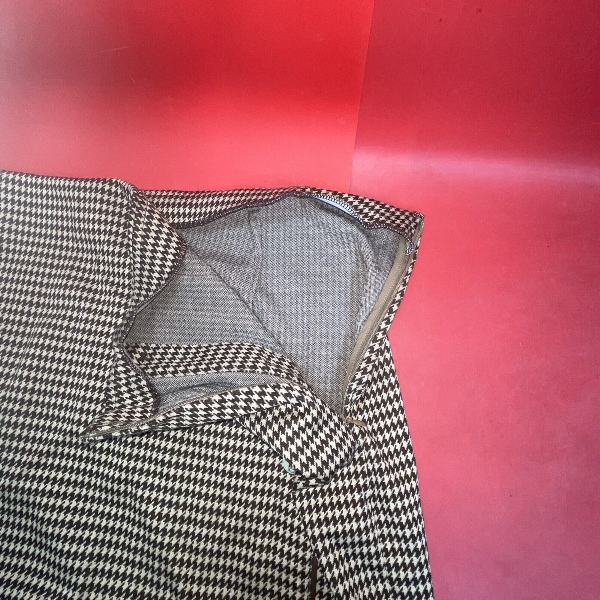 Lauren Ralph Lauren Size 2X Hounds Tooth Pencil Skirtx