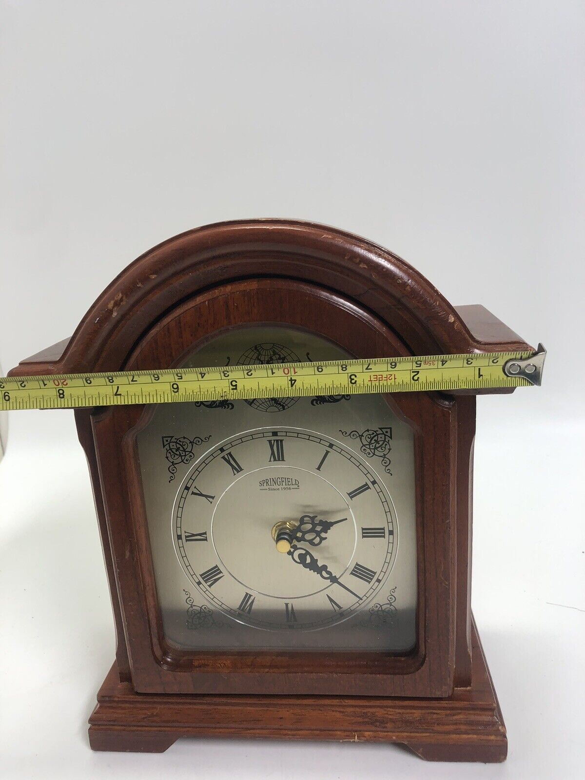 Vintage Waltham Tempus Fugit Mantle Clock Hourly Chime FOR PARTS