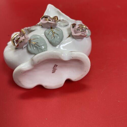 Vintage Lot of 2 Swans Porcelain Trinket Dish