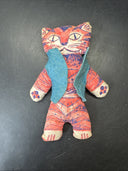 Vintage Focastle Farms Cloth Cats 8”/ Lot Of 3